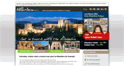 Desktop Screenshot of en.alhambraonline.com