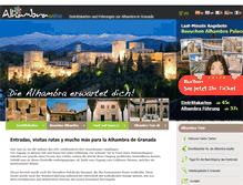 Tablet Screenshot of de.alhambraonline.com